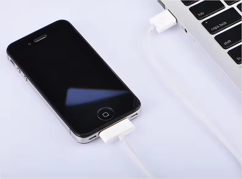 Cable for iPhone 4s, 30-Pin USB Charging and Sync Dock 1 meter