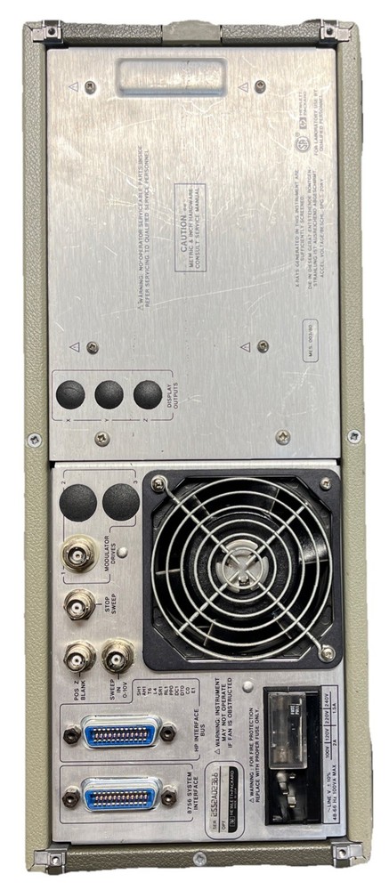 HP 8756A Scalar Network Analyzer, Bright Crt