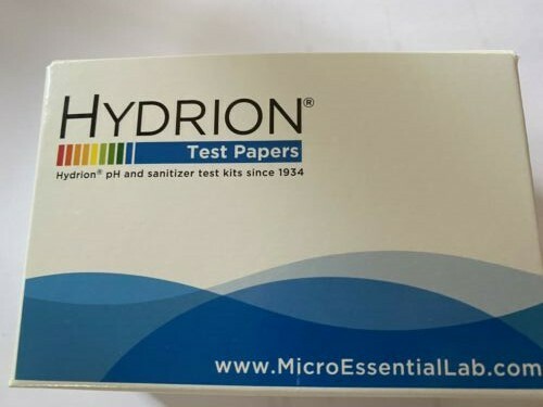 10 Vials pH Strips Papers 1-12 range 100 ea Test Acid Alkaline Business LAB
