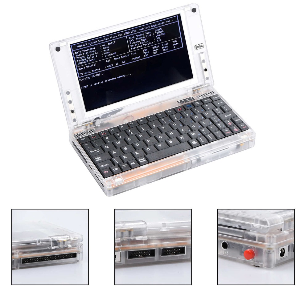 New Perfect Replica Portable 8086 CPU 4.77MHZ Vintage Computer DOS Win Ver 3.0