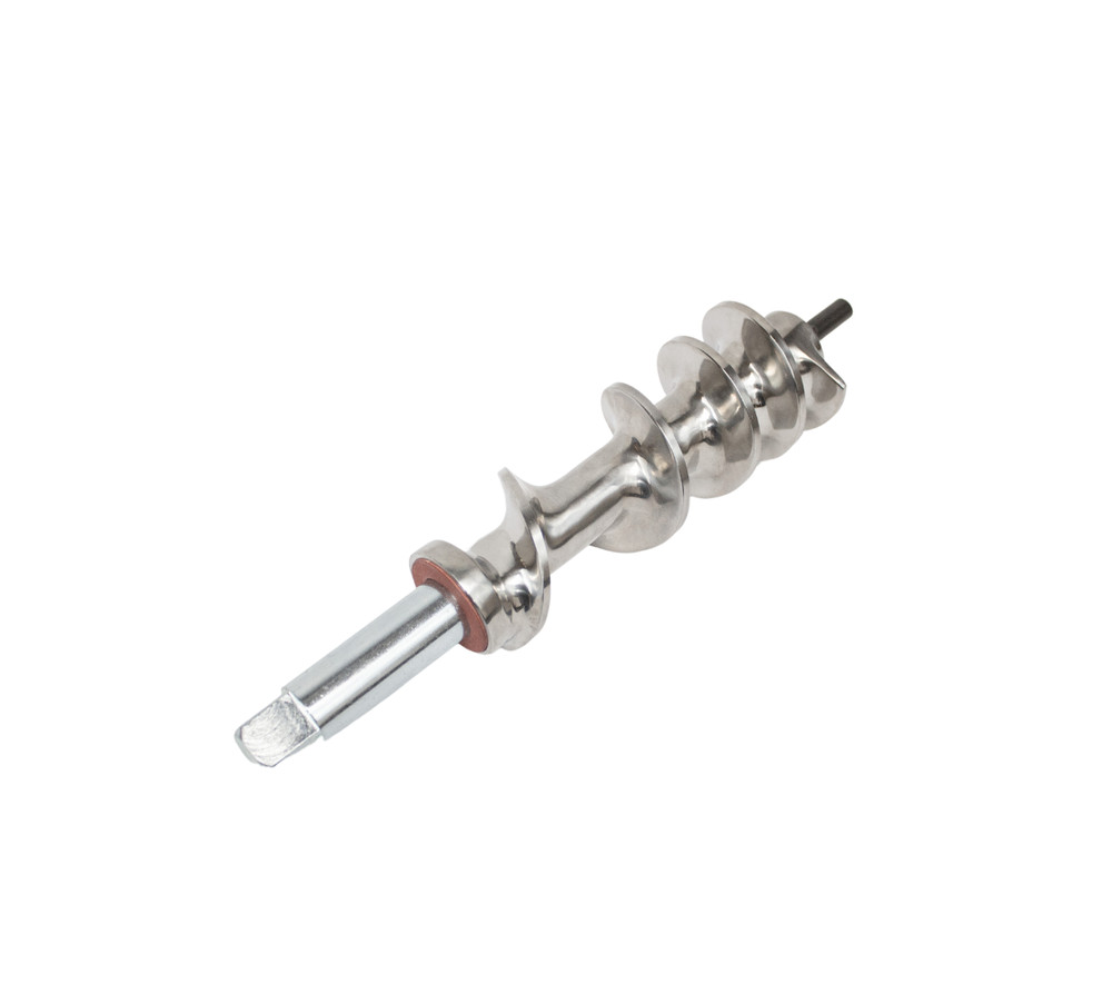 Worm / Feed Screw Assembly, #22 Oval Head, Fitting Hobart Grinder 4822, 4822CE