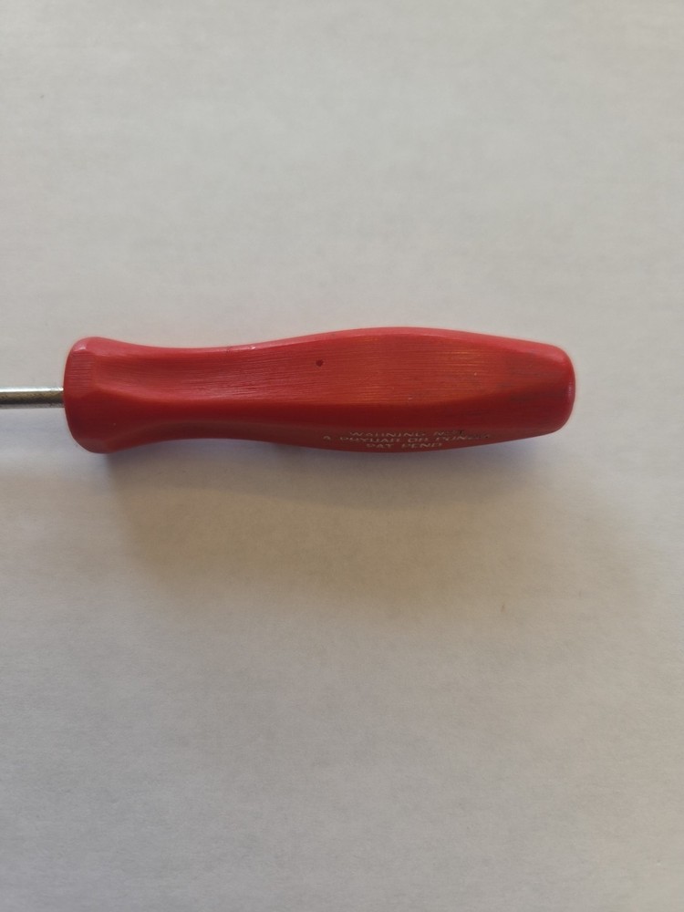 Snap On Tools SPP266B #0 Phillips Head Red Hard Handle Pocket Screwdriver