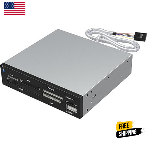 74-In-1 3.5-Inch Internal Flash Media Card Reader/Writer with USB Port