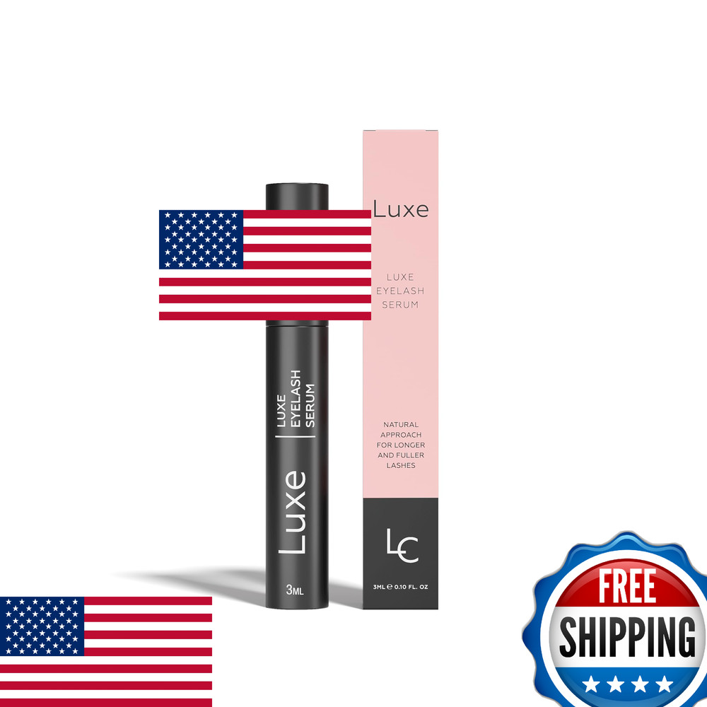 Luxe Cosmetics 3mL Eyelash Growth Serum for Thicker, Longer & Fuller Lashes