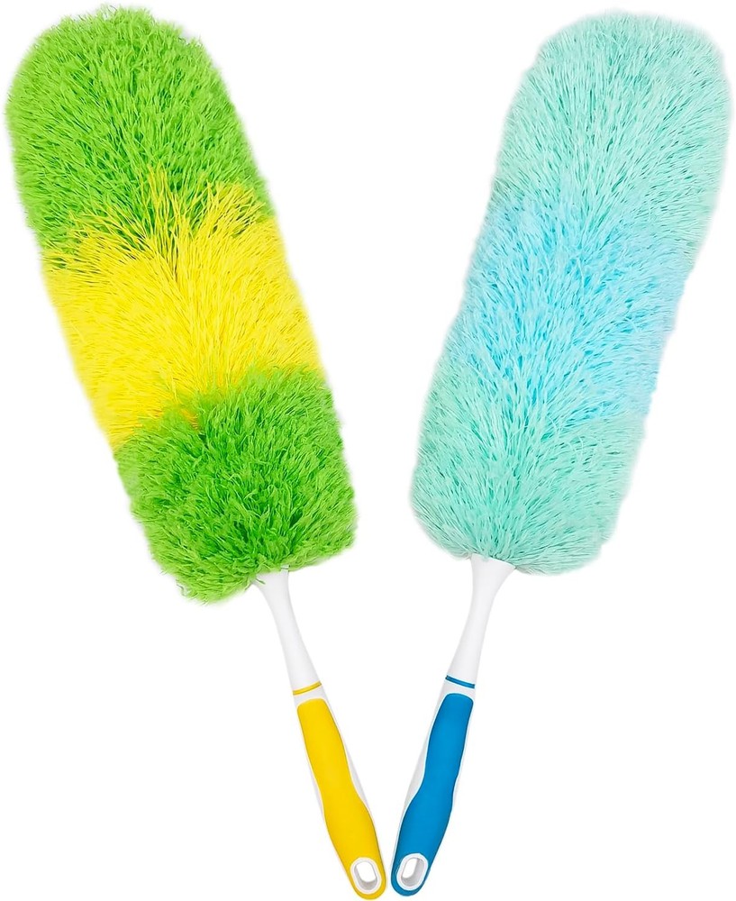 20-inch Microfiber Dusting Dusters with Non-Slip Handles and Bendable