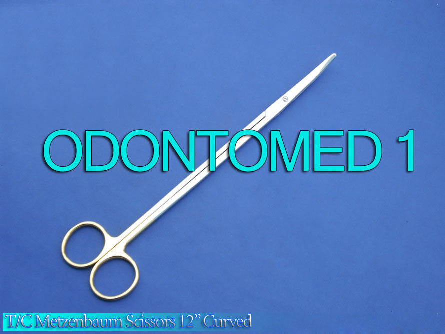T/C Metzenbaum Scissors 12" CURVED Surgical INSTRUMENTS