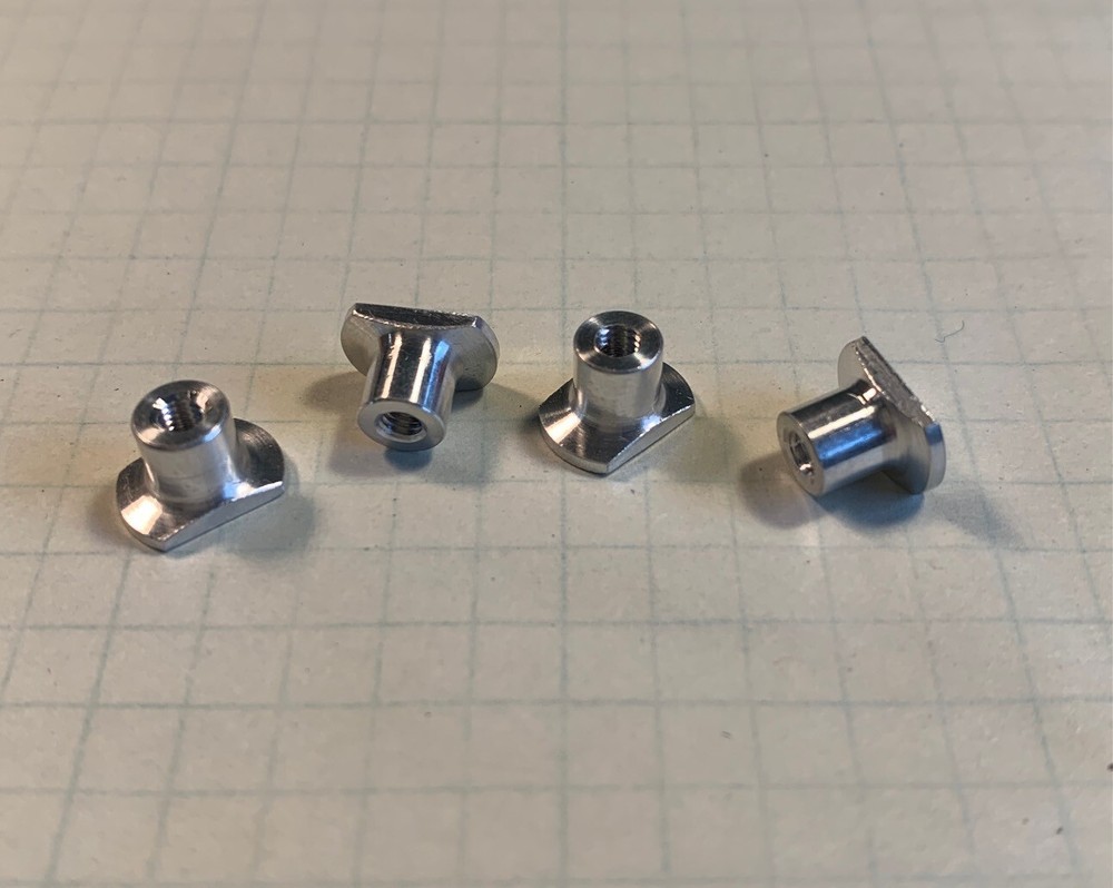 4 NEW M3 nuts mainly used for C/L combat