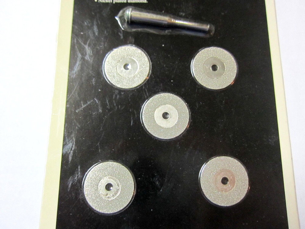 Diamond Life Mini Cutting Discs 5 Piece Nickle Plated Diamond Glass Ceramic