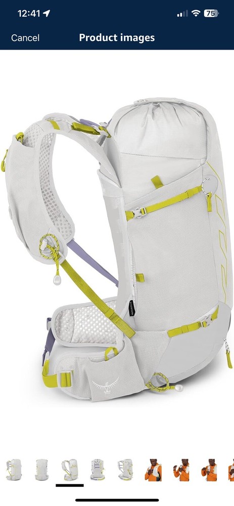 Osprey Packs Talon Velocity 20L Backpack - Men's White 275 Msrp