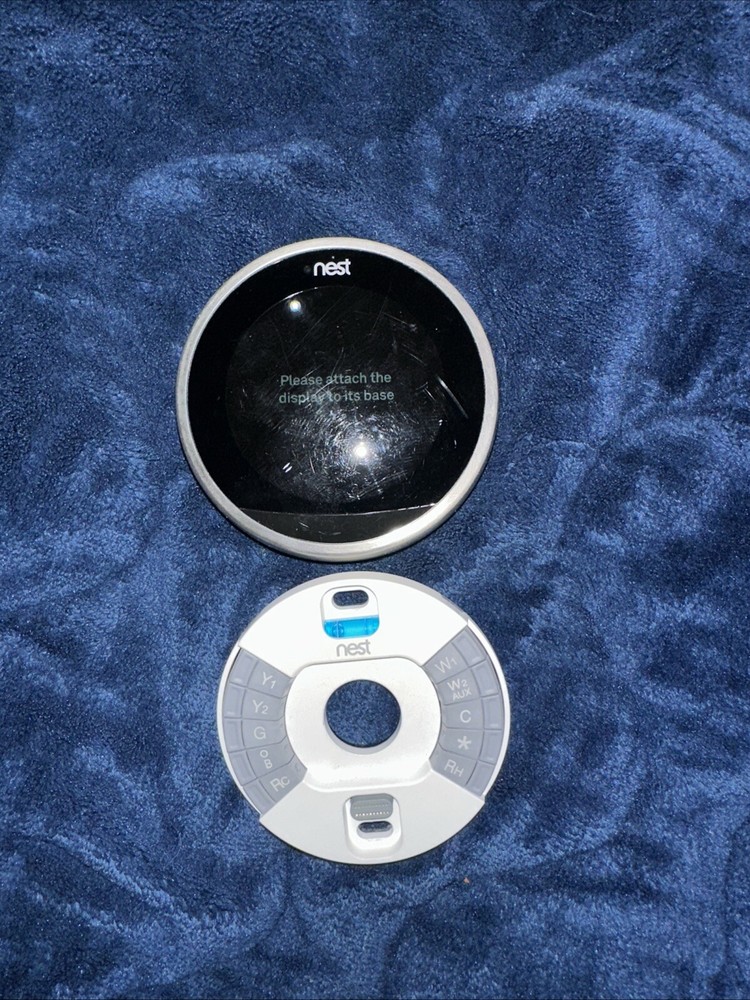 Google Nest Stainless Smart Learning Thermostat A0013