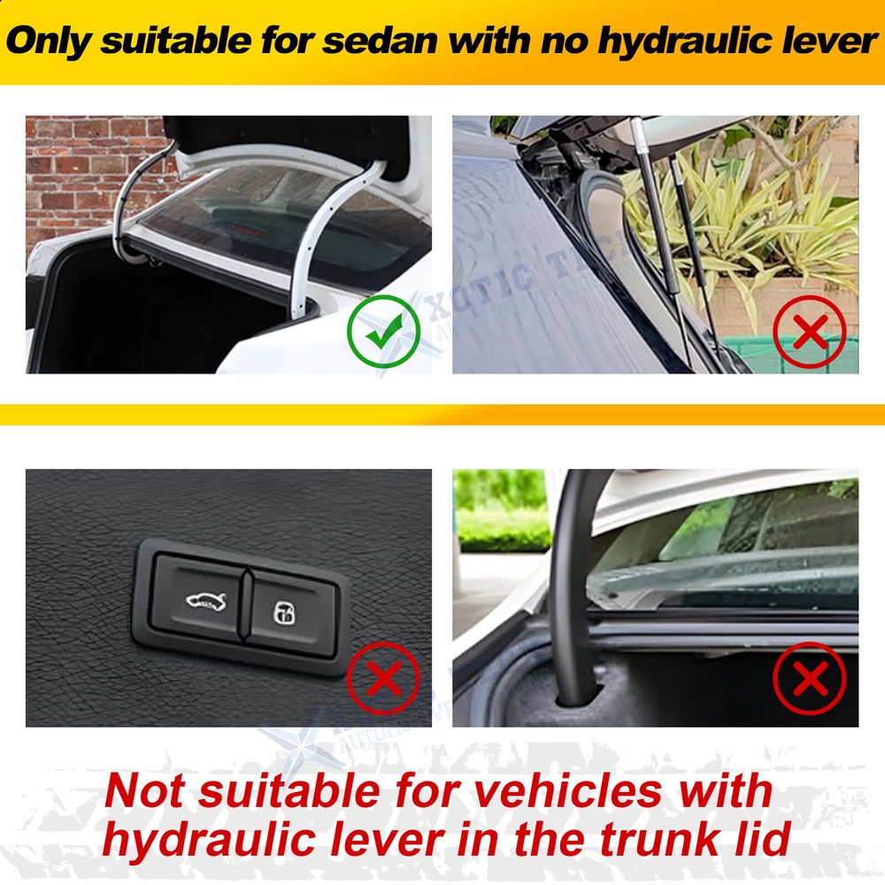 Car Trunk Lid Metal Spring Automatic Lifting Device Universal Lifter Accessory