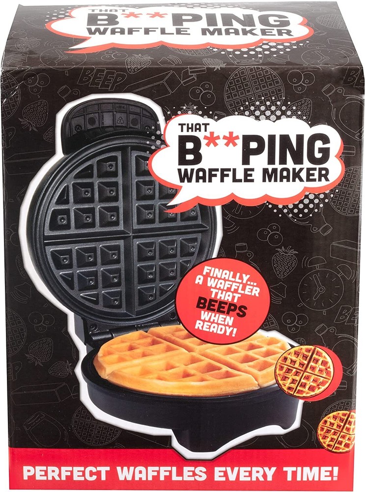 That BEEPING Waffle Maker - Electric Non Stick Waffler Griddle - Belgian 7"