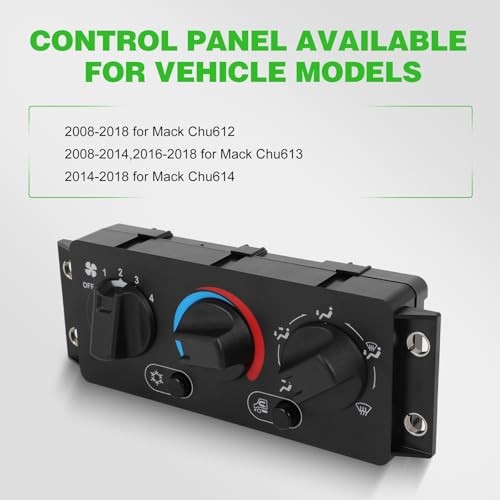 Climate Control Module AC Heater Control Panel for Mack Cxu612 1999-2005,