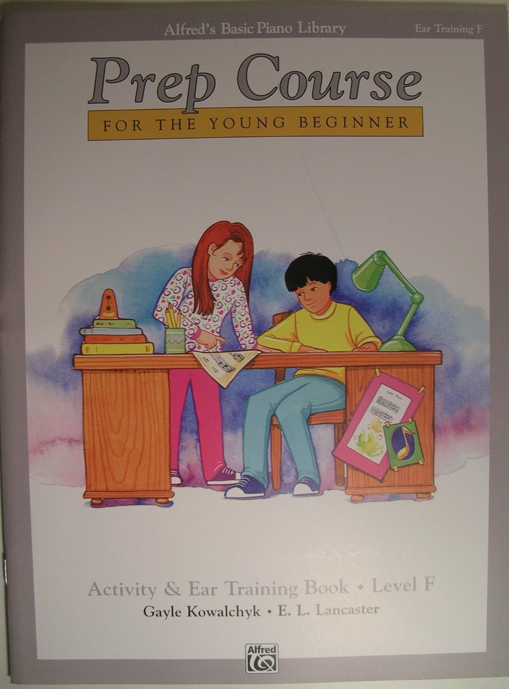 New Alfred's Basic Prep Course Young Beginner Piano Music Activity Book Level F