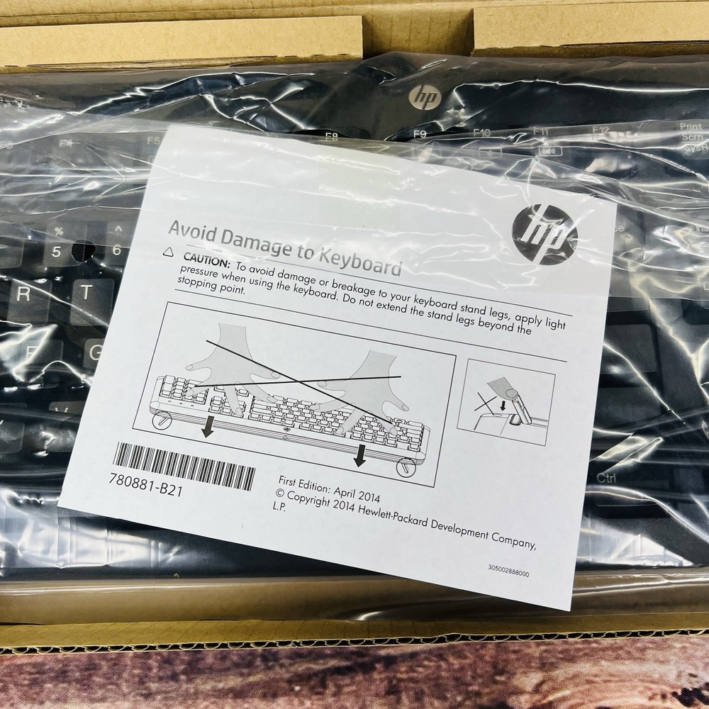 HP USB Slim Keyboard Windows 8 US (New)