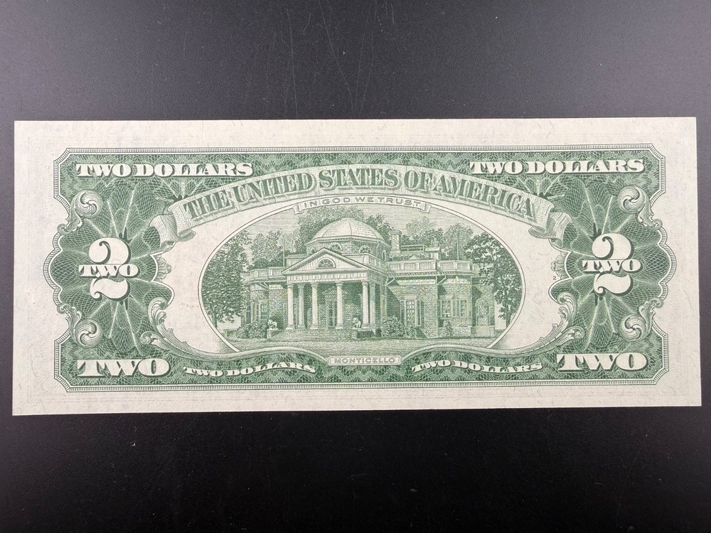 1963 $2 Dollar Red Seal UNC Banknote fr#1509 SPC1733
