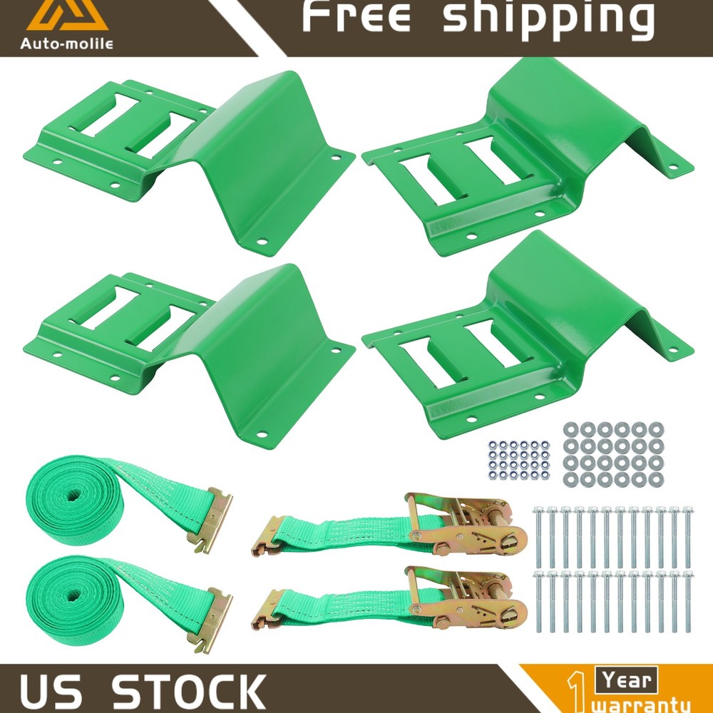High Quality Secure Cargo Durable E Track Wheel Chock Tie Down Kit Heavy Duty