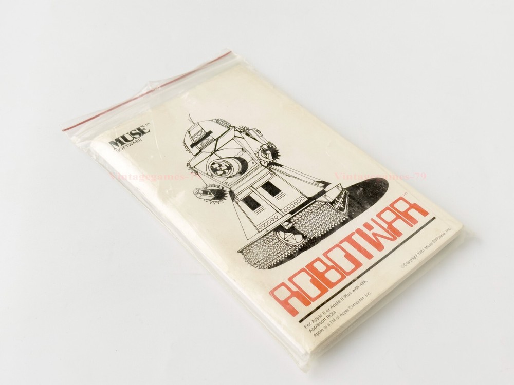 Robotwar - MUSE Software - 1981 / Apple II