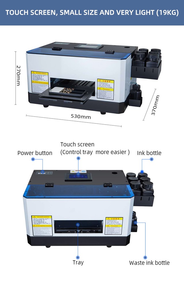 ACHI A5 UV Printer Epson L800 Print Head UV Flatbed Printer For DIY Phone Case