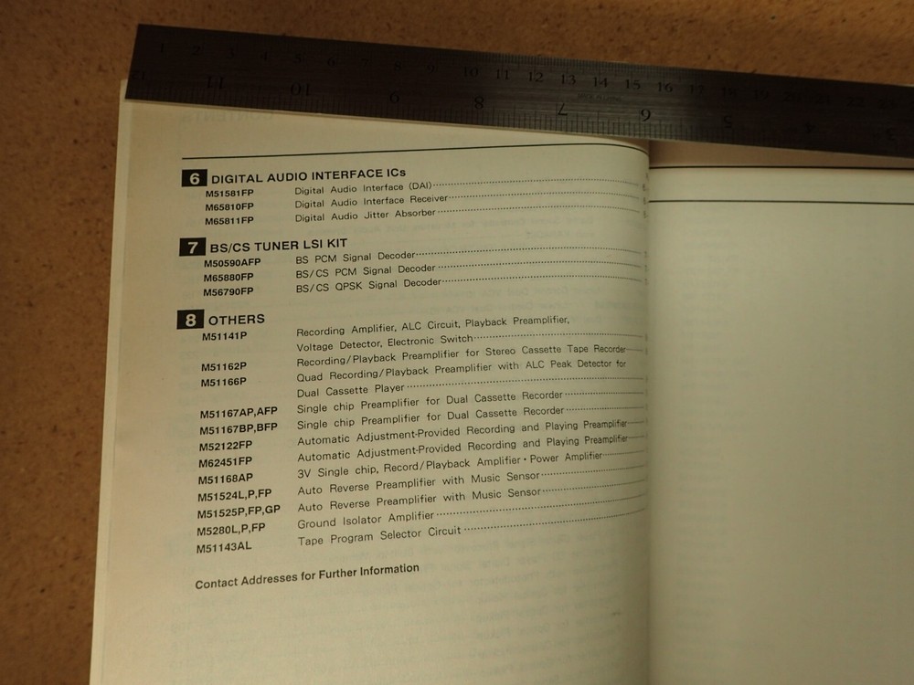 Mitsubishi 1995 Sound Processor ICs Data Book