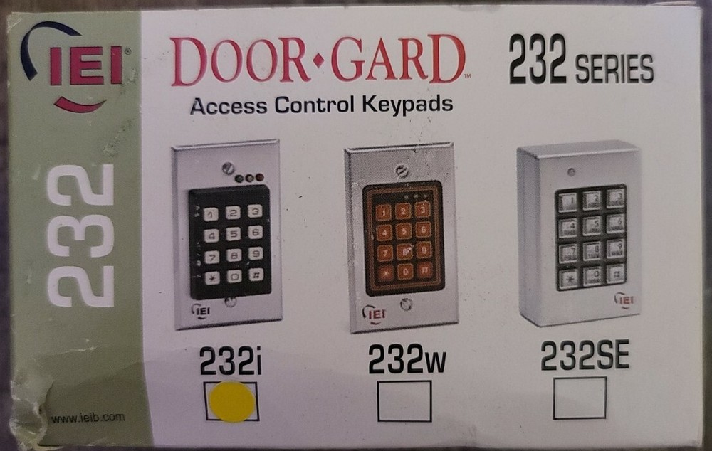 New DOOR GARD 232I Flush Mount Indoor Keypad