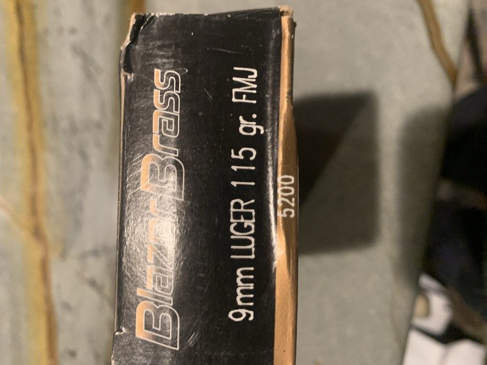 Vintage Blazer 9mm Ammunition Box Empty Clean No Tags