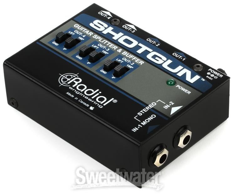 Radial Shotgun 4-channel Amp Driver