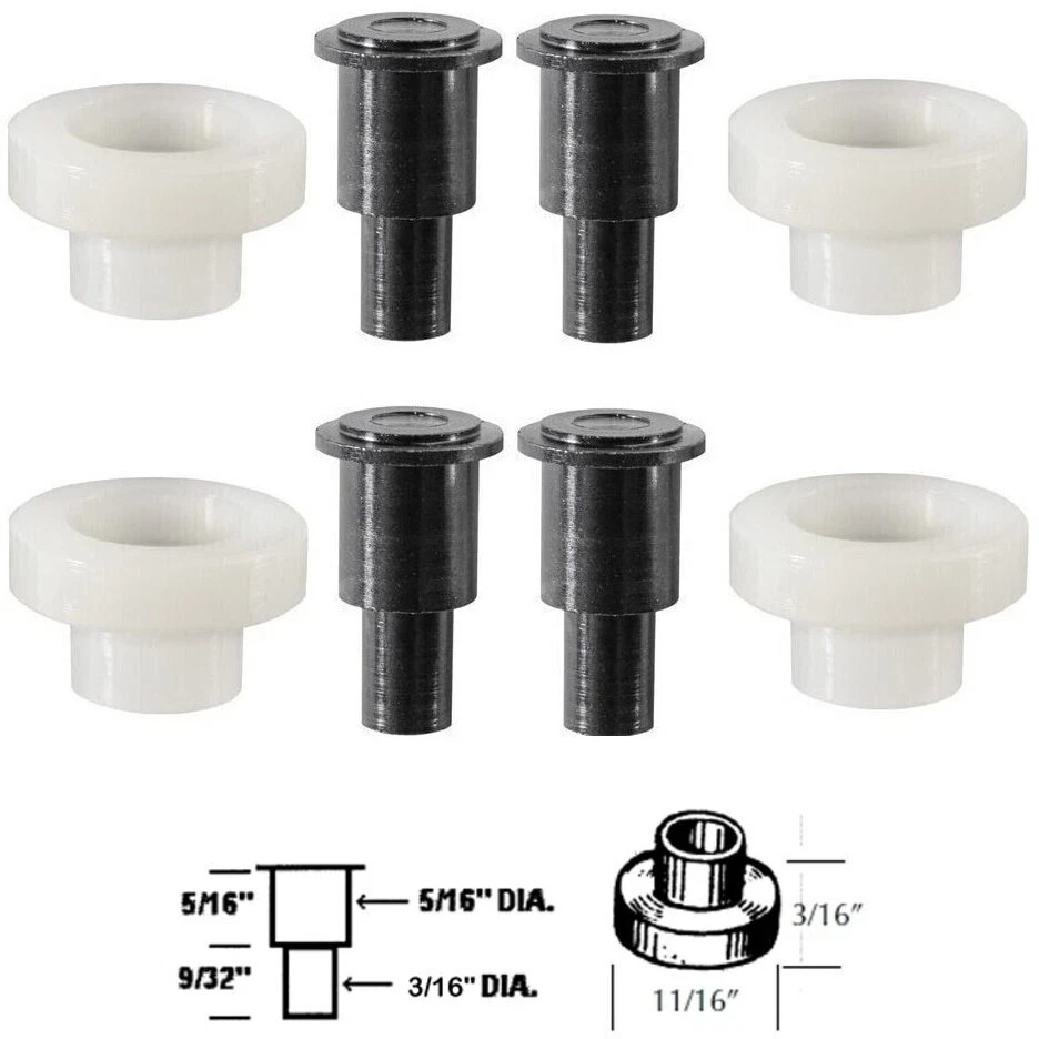 6 WINDOW REGULATOR ROLLERS FOR ALL 1964-72 GM -CAMARO FIREBIRD NOVA CHEVELLE +++