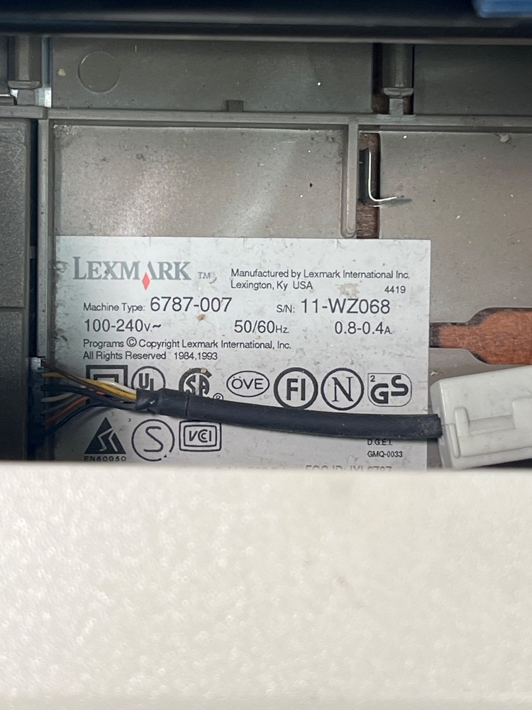 IBM Wheelwriter 3500 Electronic Typewriter Lexmark – Tested Working – Clean Prin