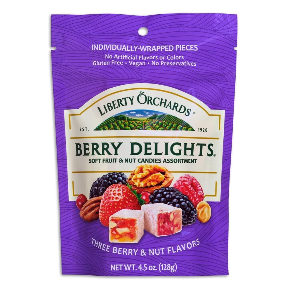Delicious Assorted Berry Turkish Delight - 4.5oz Perfect Gift