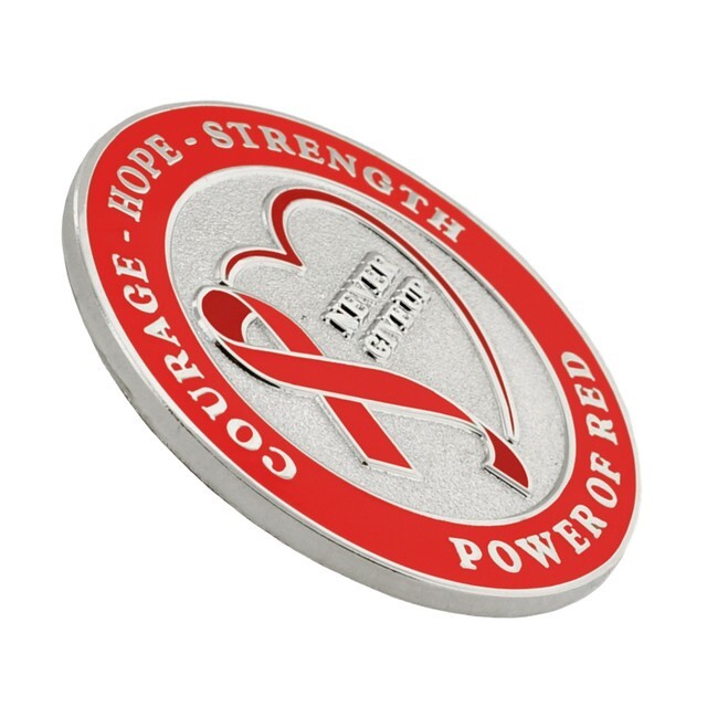 PinMart's Red Ribbon Large Ball Marker