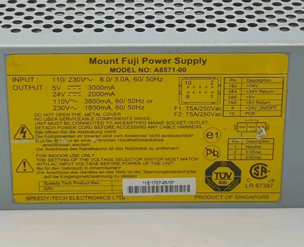 Mount Fuji Power Supply Module A6571-00