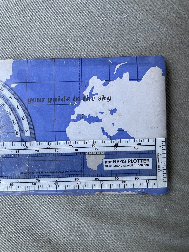 Vintage Aero APR NP-13 Pilot Navigational Plotter - NEW SEALED