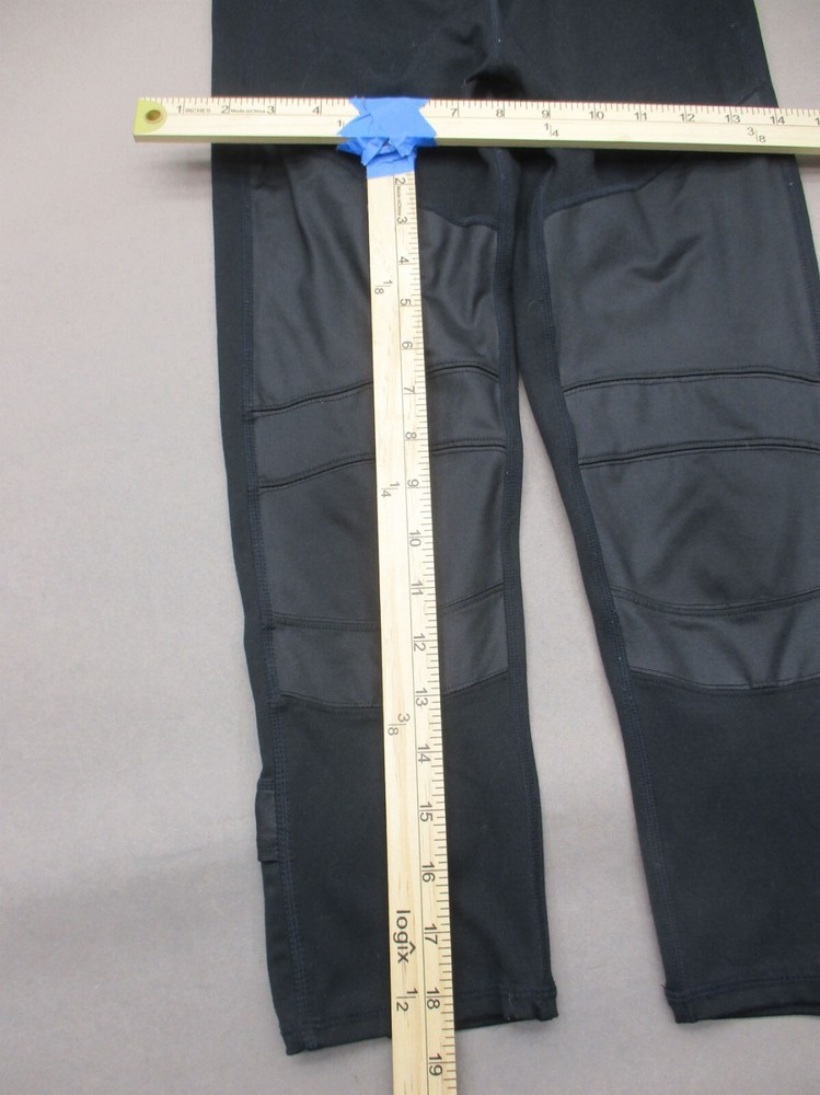 Fabletics Size S Womens BLK Patch Stretch Pull On Athletic Cropped Leggings 871
