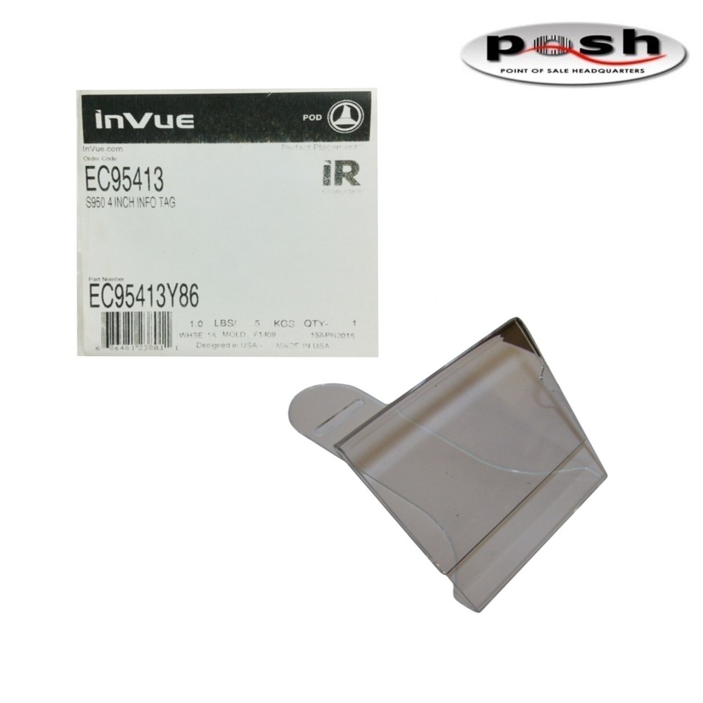 InVue S950 HH Sensor Display & S950 HH Stand Display & S950 4" Info Tag **Kit**