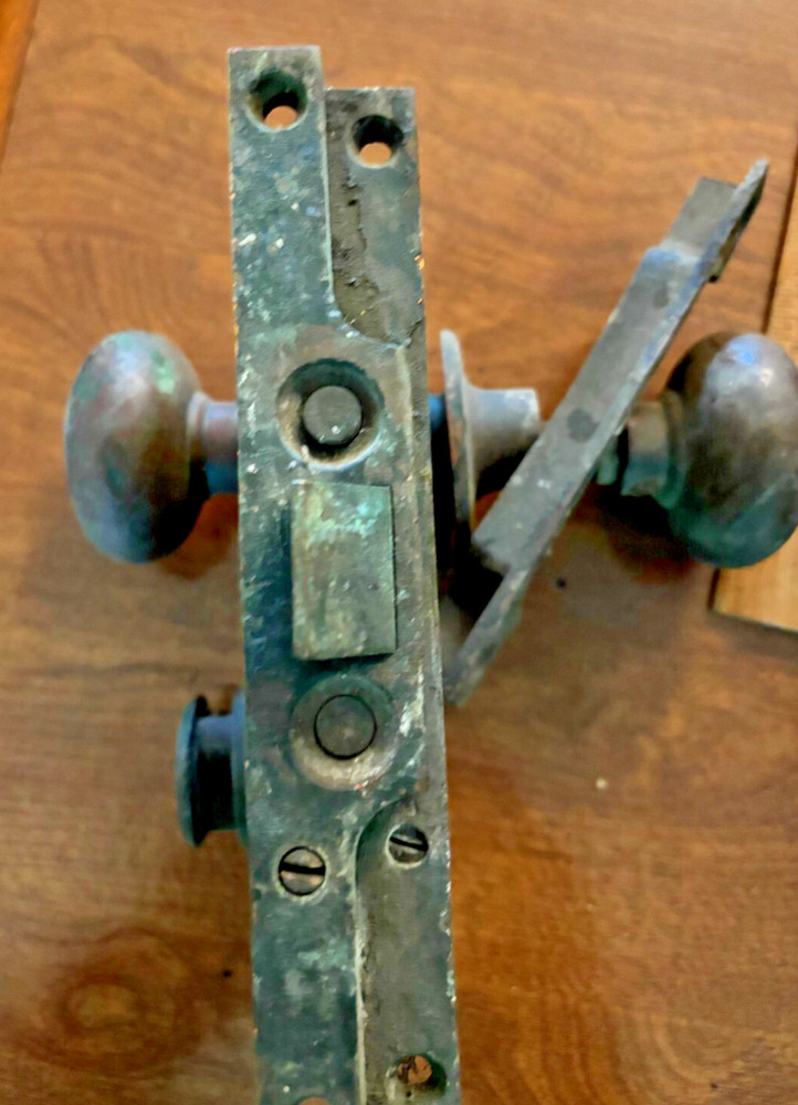 five mortise locks with accessory hardware 1930's? 20 pounds Corbin & Yale