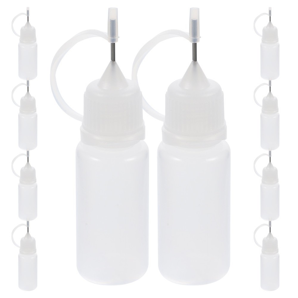 10 Pcs Squeeze Bottle Applicator Glue Precision Nozzle with Crafts