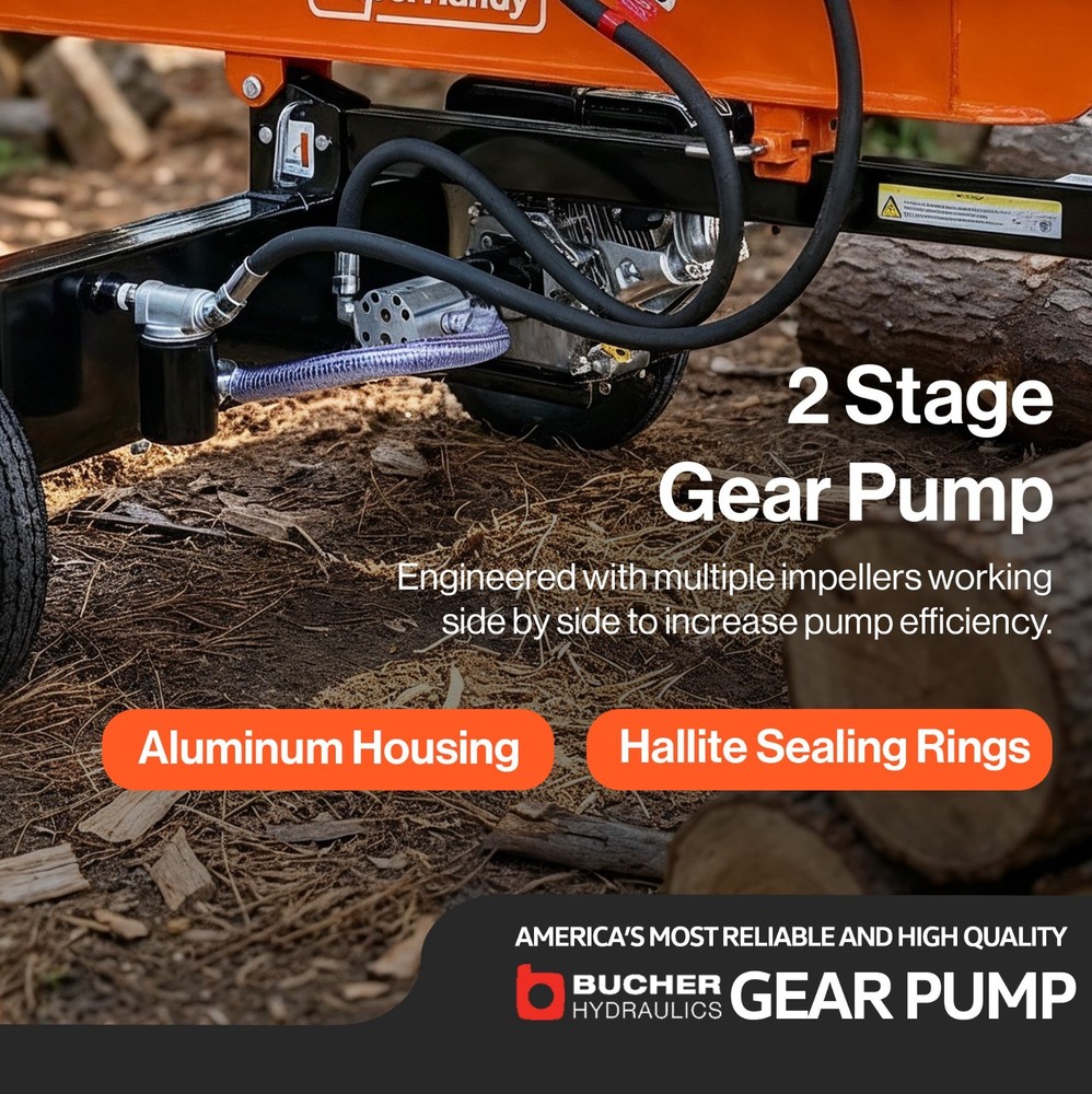 Superhandy Log Splitter -- 27Ton Gas