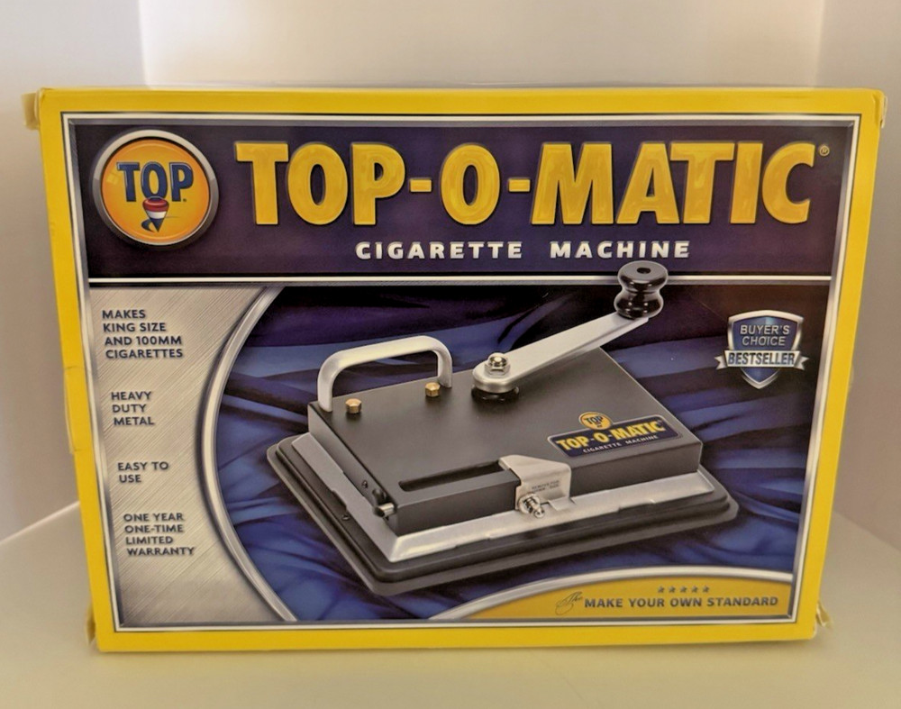 TOP-O-MATIC 100MM & King Size Cigarette Maker Heavy Duty Machine