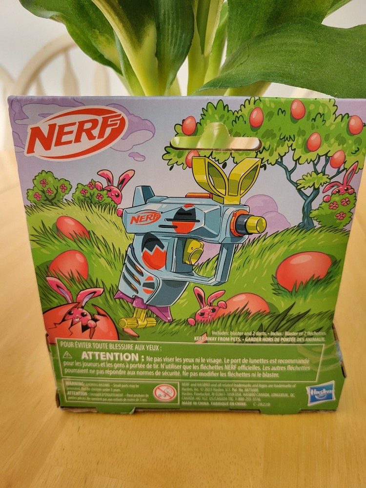 2023 Easter Themed Nerf Egg Hunt Pull To Prime Blaster