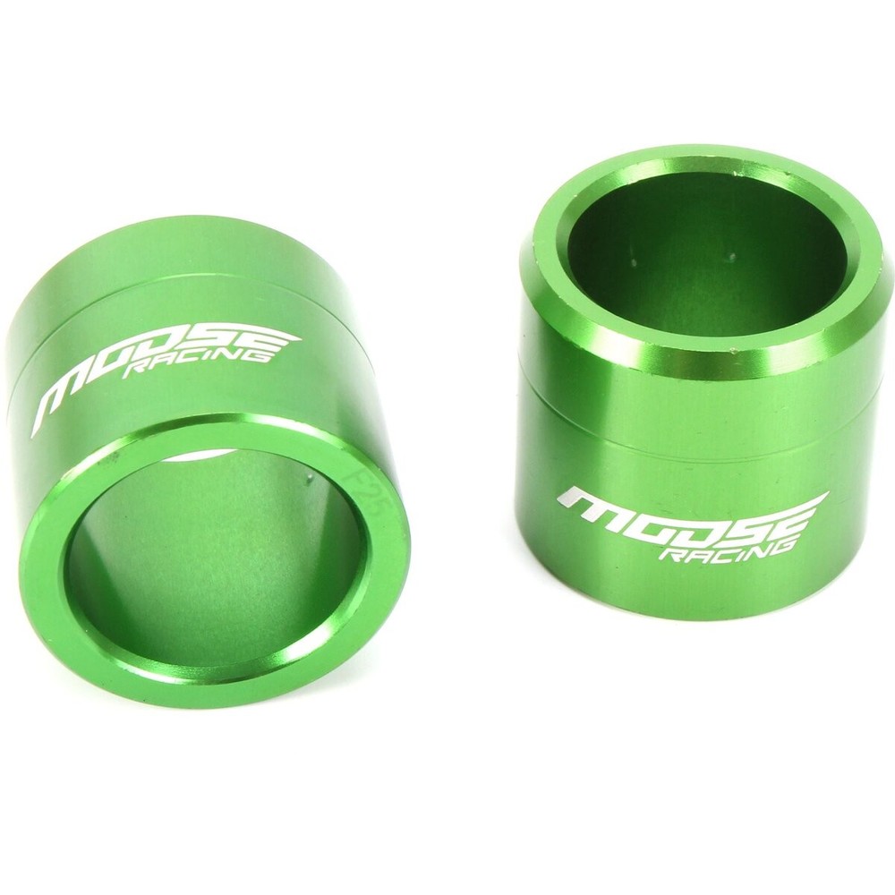 Moose Green Fast Front Wheel Spacers - 0222-0554
