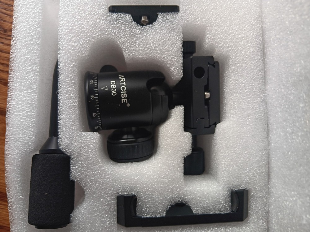 ARTCISE Fluid Video Head Camera Tripod Head Ball Head Phone Mount Head DB30