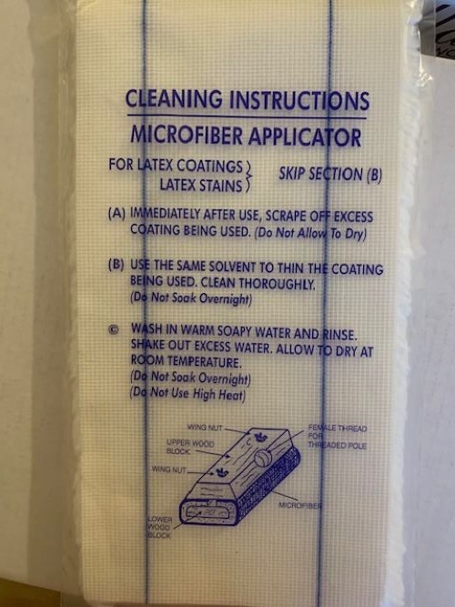 ARROWORTHY MICROFIBER APPLICATOR FLOOR PAD - 10MFR3R 10" PACK/2