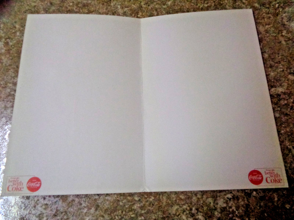 Coca Cola Menu Cover #8