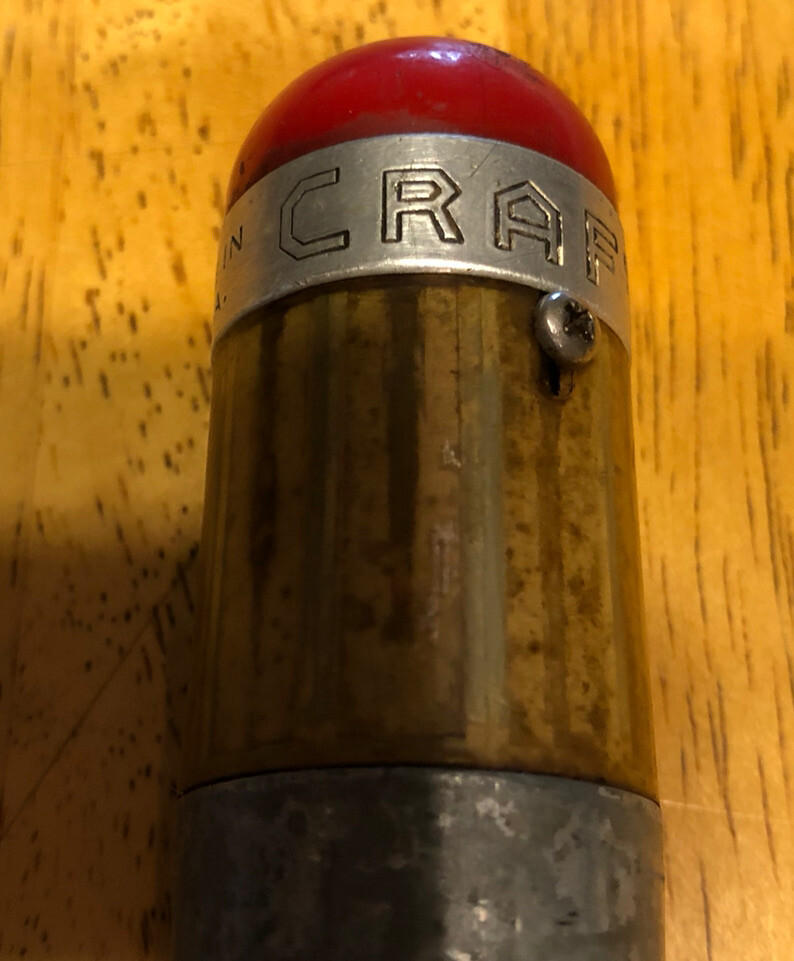 CRAFTSMAN USA HAND PUSH DRILL WITH (6) BITS VINTAGE