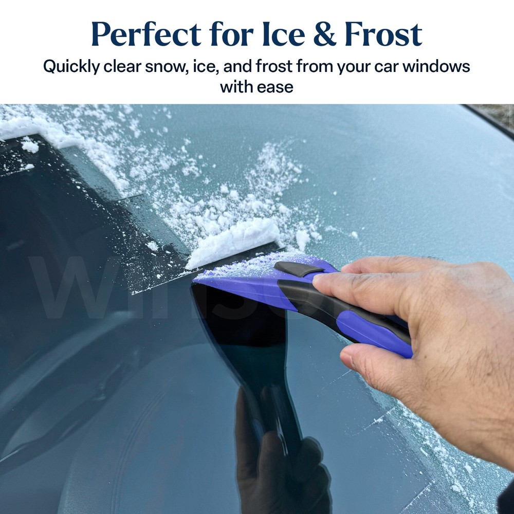 Sturdy Ice Scraper for Car Windscreen Snow Frost Free Windshield De-Icer Winter
