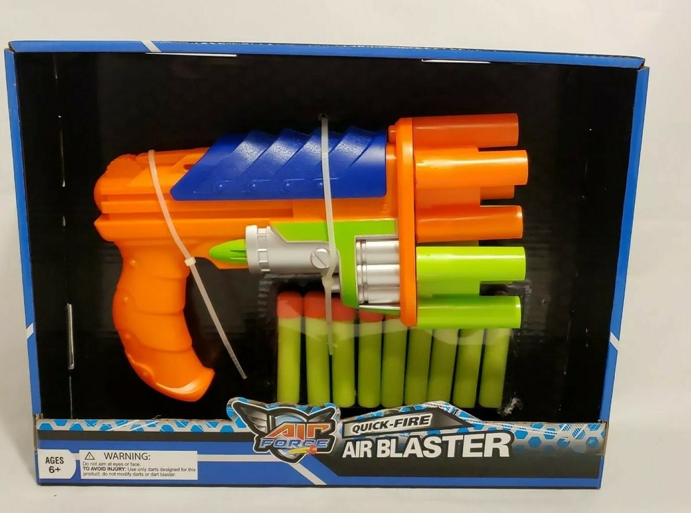 Air Force Quick Fire Air Blaster Toy Soft Dart Gun