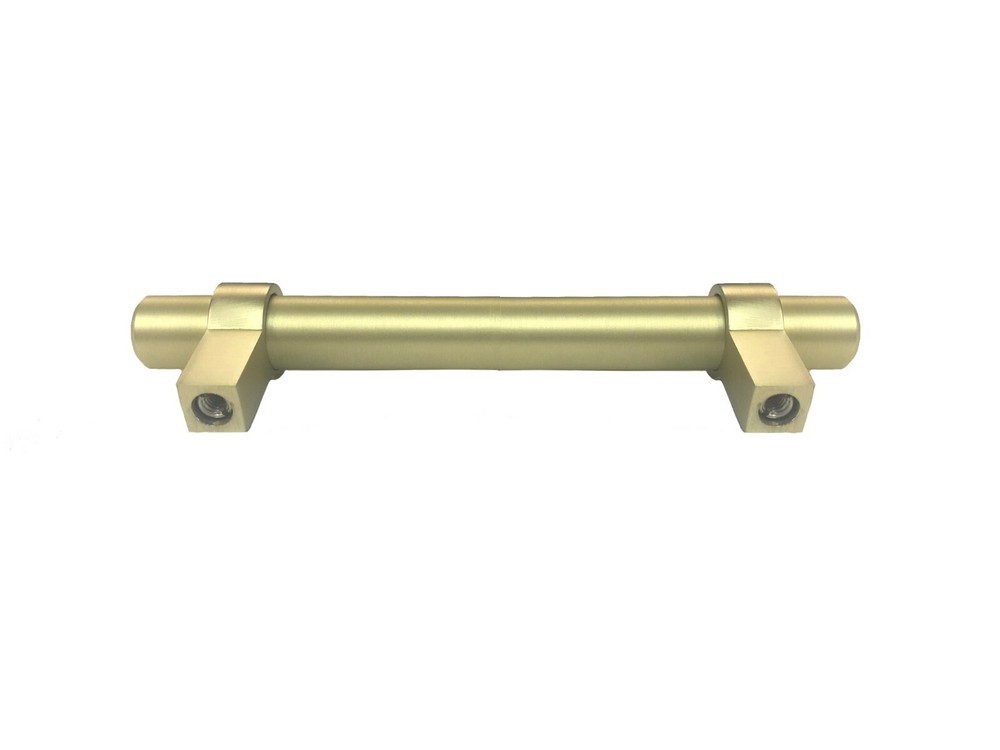 Cabinet Pulls Modern T-Bar 128mm Matte Gold Decorative Kitchen Bath Handle