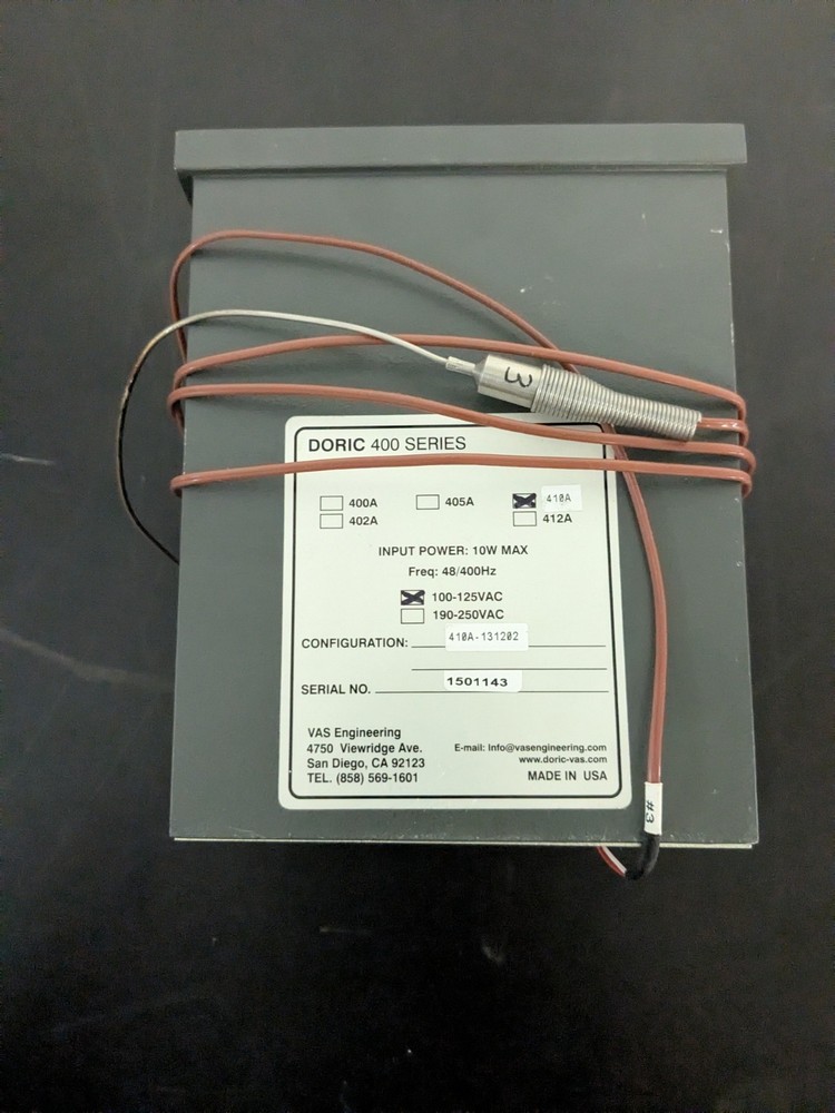 2 VAS Engineering Doric 400 Series 410A 100-125VAC Digital Temperature Indicator