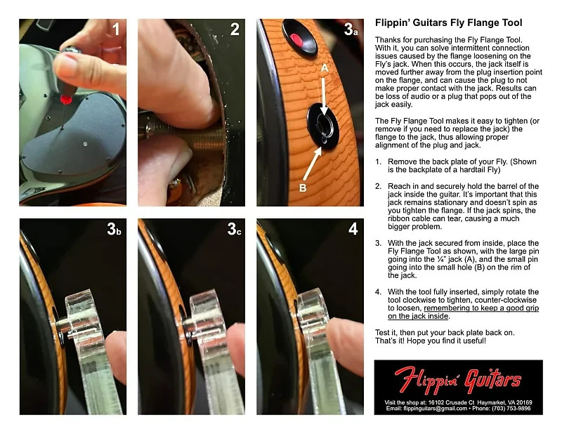 Flippin' Guitars Parker Fly Jack Tool - 1 Tool only